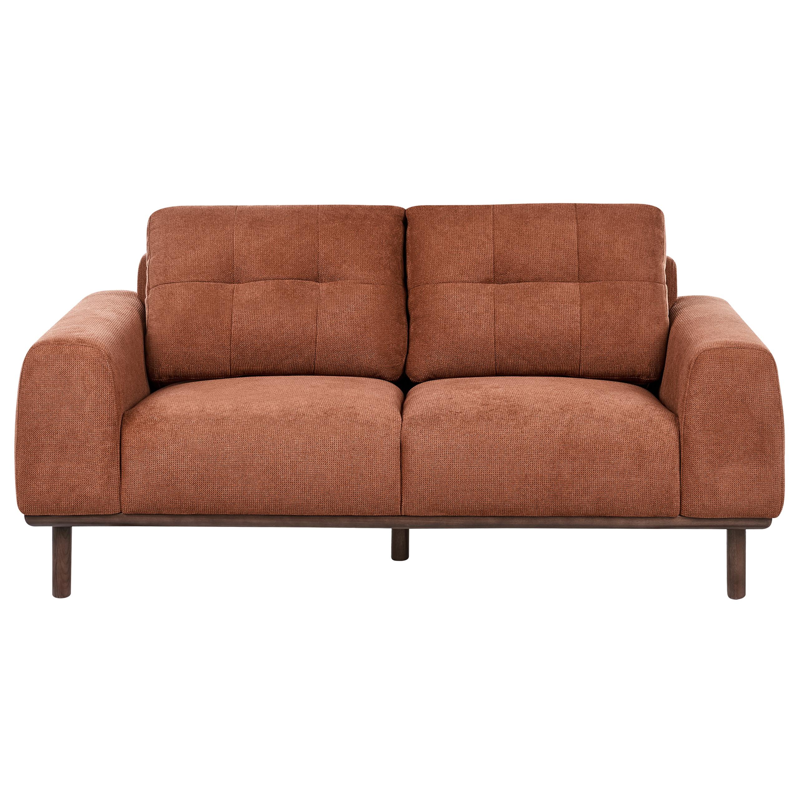 2-SITZER-SOFA Stoff Goldbraun Laurila - Goldfarben, Textil (170/71/92cm) - Beliani