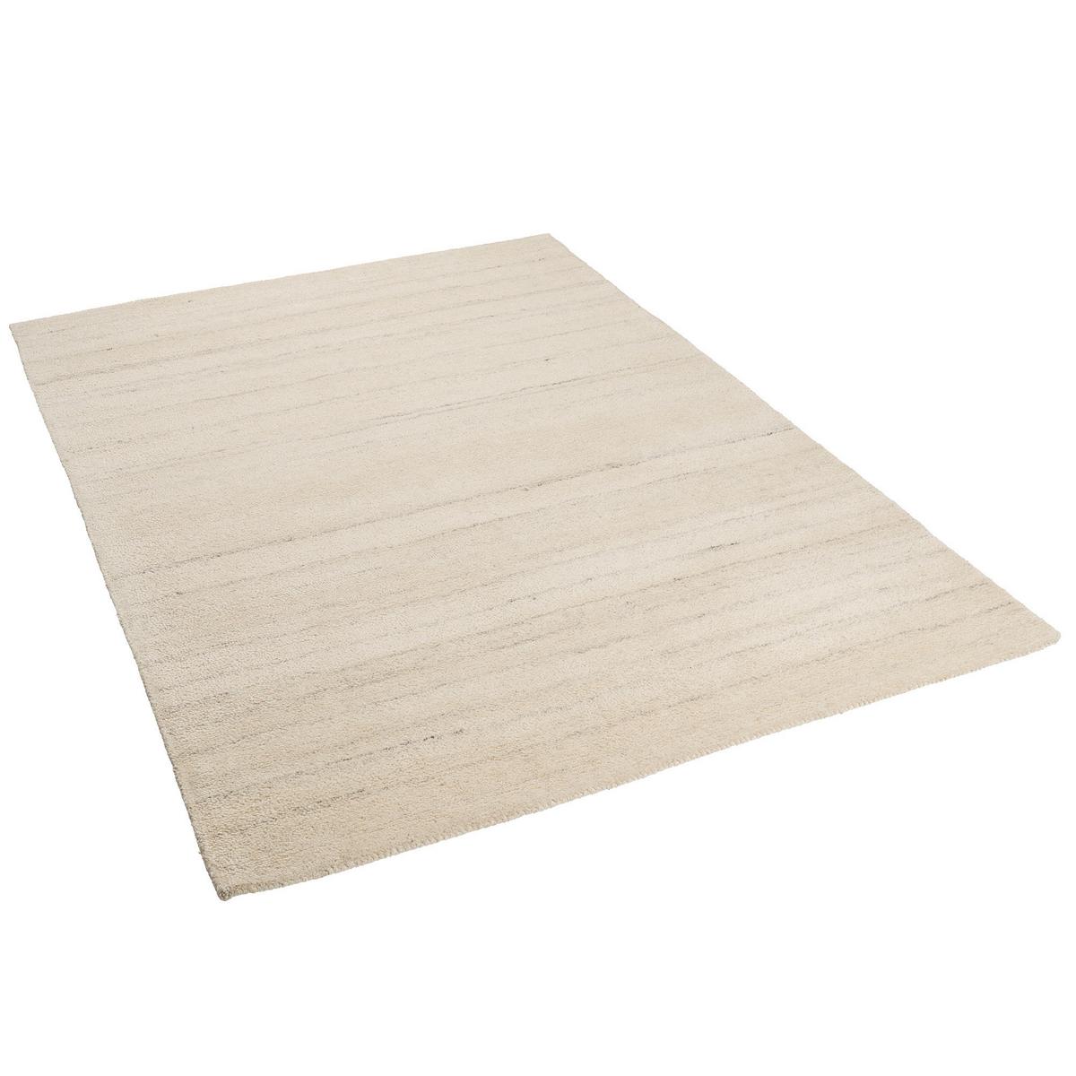 NATUR TEPPICH BERBER ARUNA MELIERT - Beige, Textil (140/200cm) - Pergamon