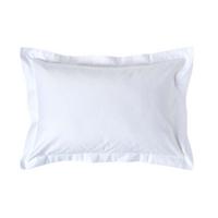 KISSENBEZUG Stehsaum Premium, Ägyptische Baumwolle, Fadendichte 1000 - Weiß, Textil (48/74cm) - Homescapes