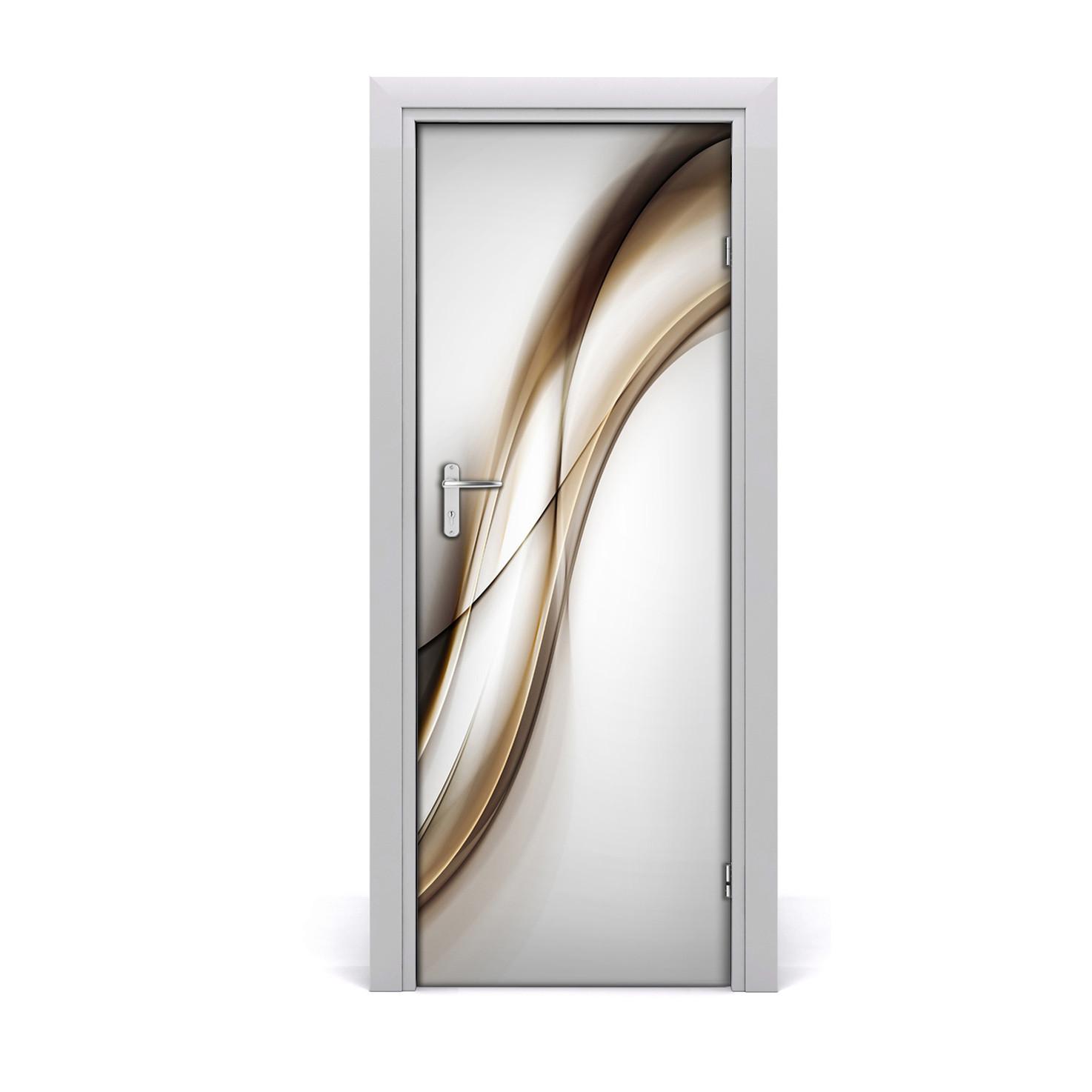 TÜRAUFKLEBER 75x205 cm Dekorativ für Türen - Cappuccino, Kunststoff (75/205/0.01cm) - TULUP