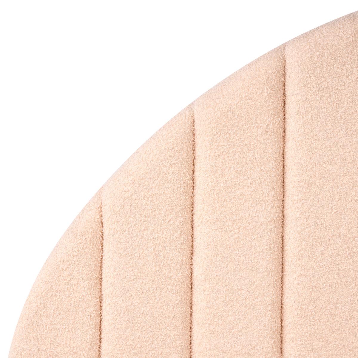 BETT mit Stauraum 180/200 cm Pfirsichrosa Chadenet - Pink, Textil (180/200cm) - Beliani