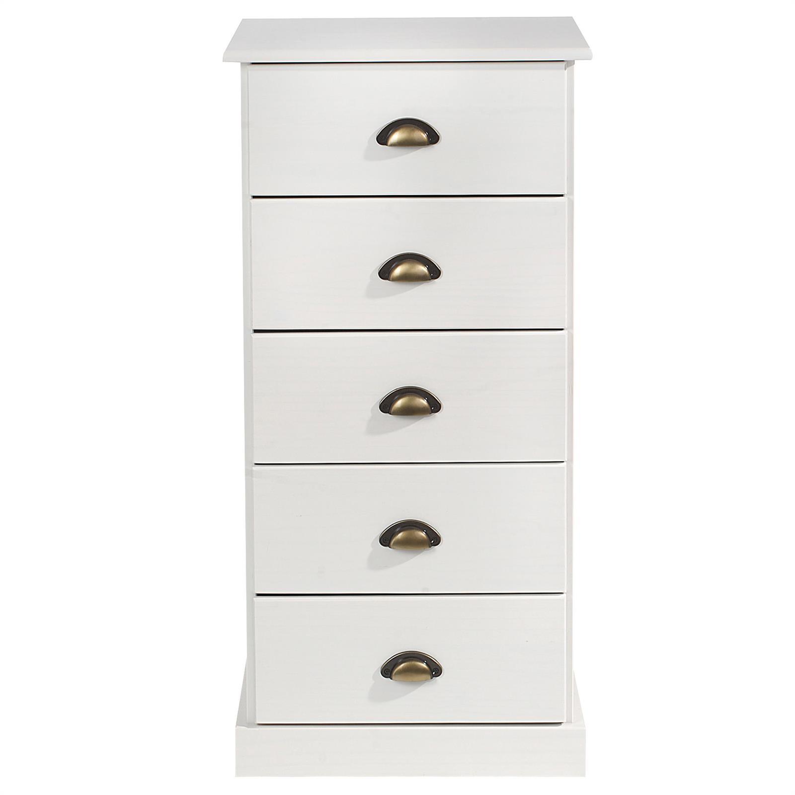 KOMMODE PARIS weiß - Weiß, Holz (48/95/39cm) - IDIMEX