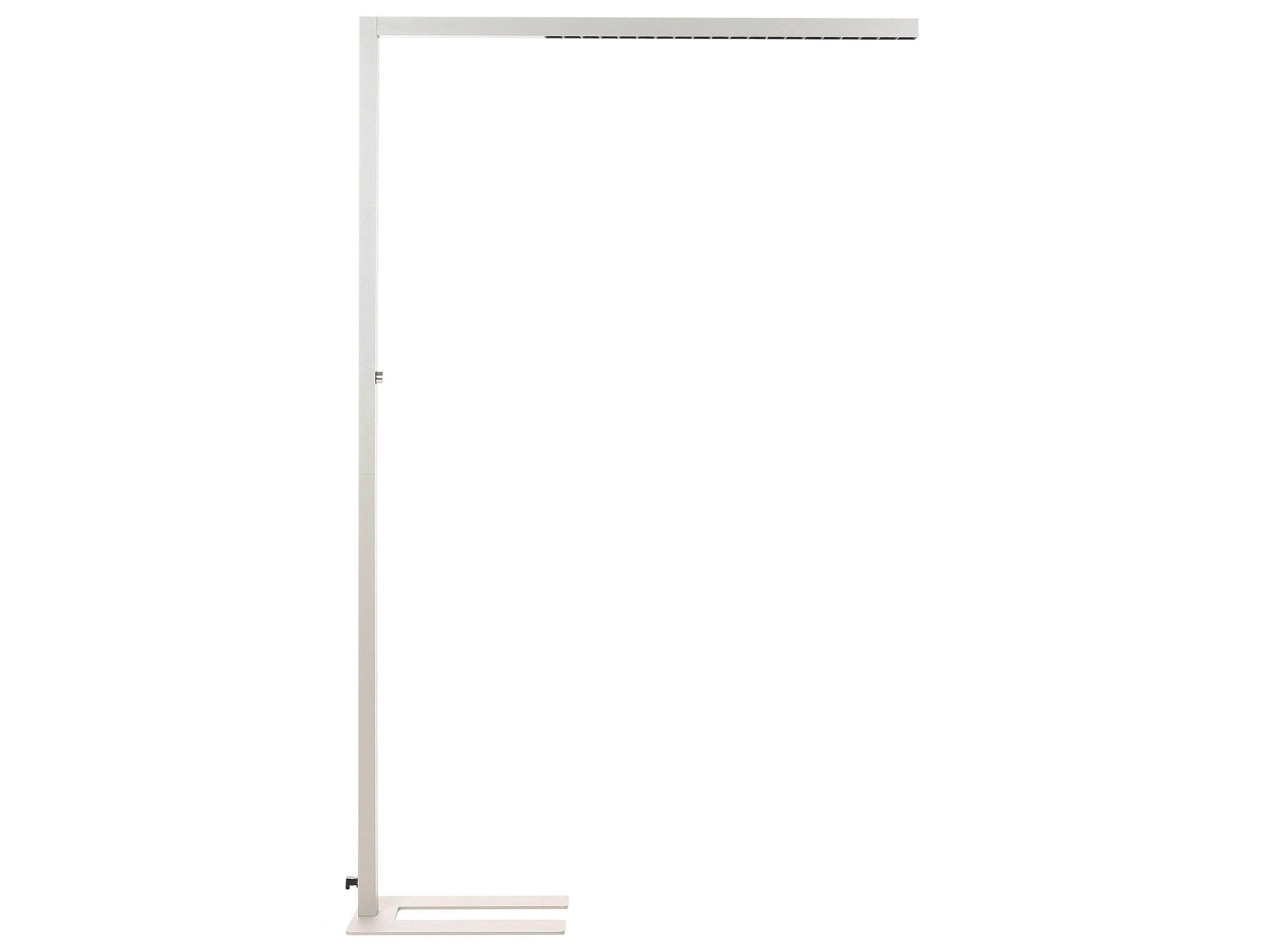 STEHLAMPE Sagitta 194 cm - Silberfarben, Metall (30/121/194cm) - Beliani