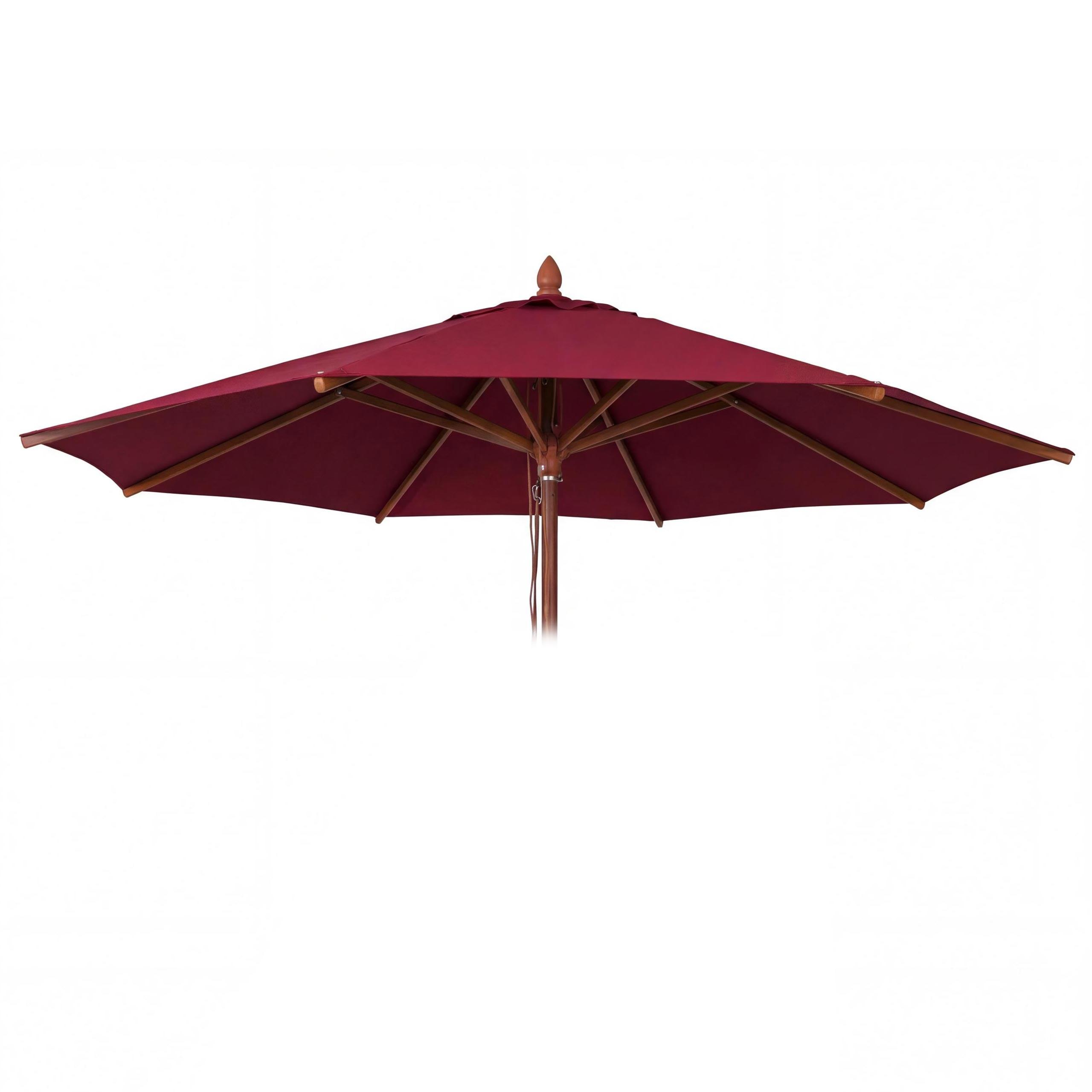 SCHIRMBEZUG C57B Bordeaux - Bordeaux, Textil (300/300cm) - MCW