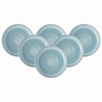 KAFFEEUNTERTASSEN Perlemor Aqua blau ø 16,1 cm 6er Set - Blau, Keramik (16.1cm) - like.Villeroy & Boch