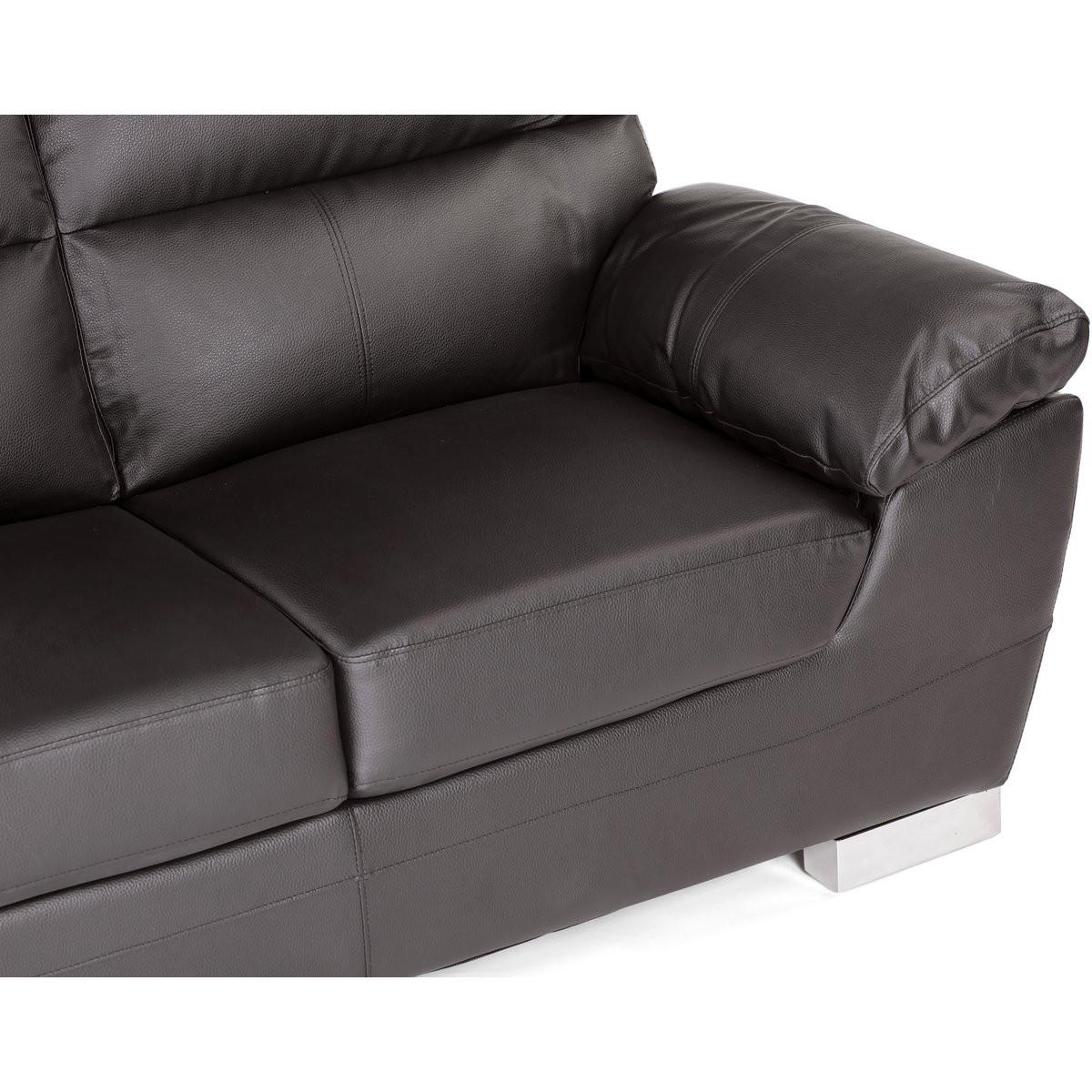 EINZELSOFA dallas Braun - Braun, Textil (88/90/169cm) - Habitat Garten