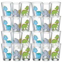 KINDERGLÄSER Dino bunt 200 ml 24-tlg. - Multicolor, Glas (0.2L) - Ritzenhoff Breker