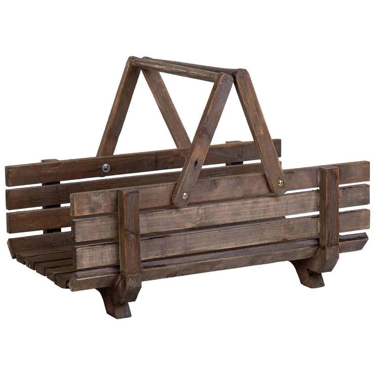 HOLZKÖRBE, 62x38x43cm, 2-tlg. - Braun, Holz (61.5/43/38cm) - Wanderlust