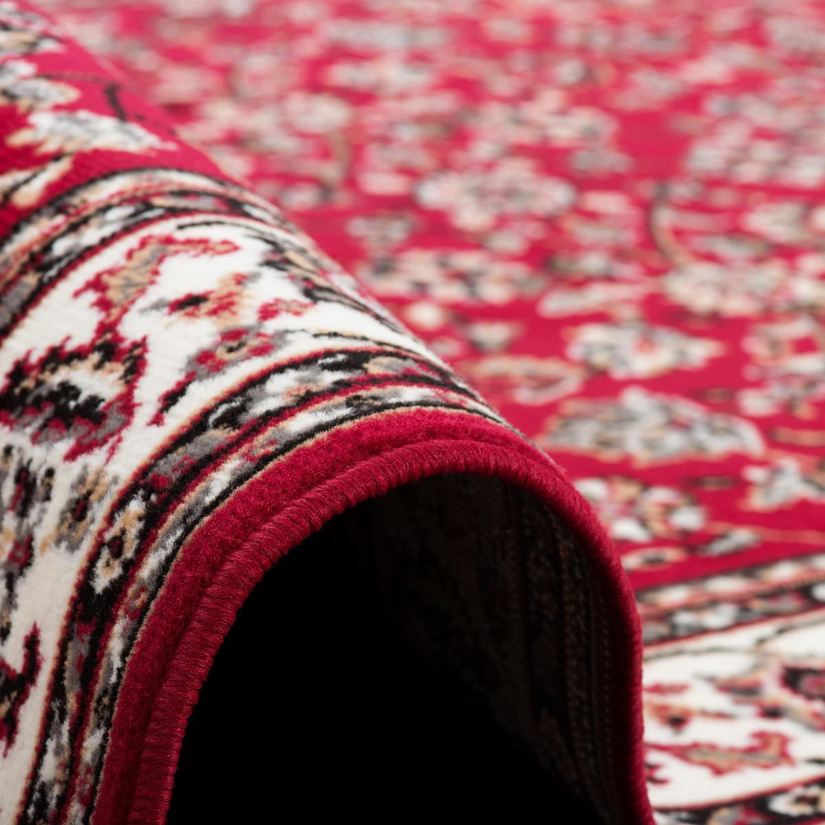 ORIENT TEPPICH TRENDLINE ROT BORDÜRE - Rot, Textil (80/150cm) - Pergamon
