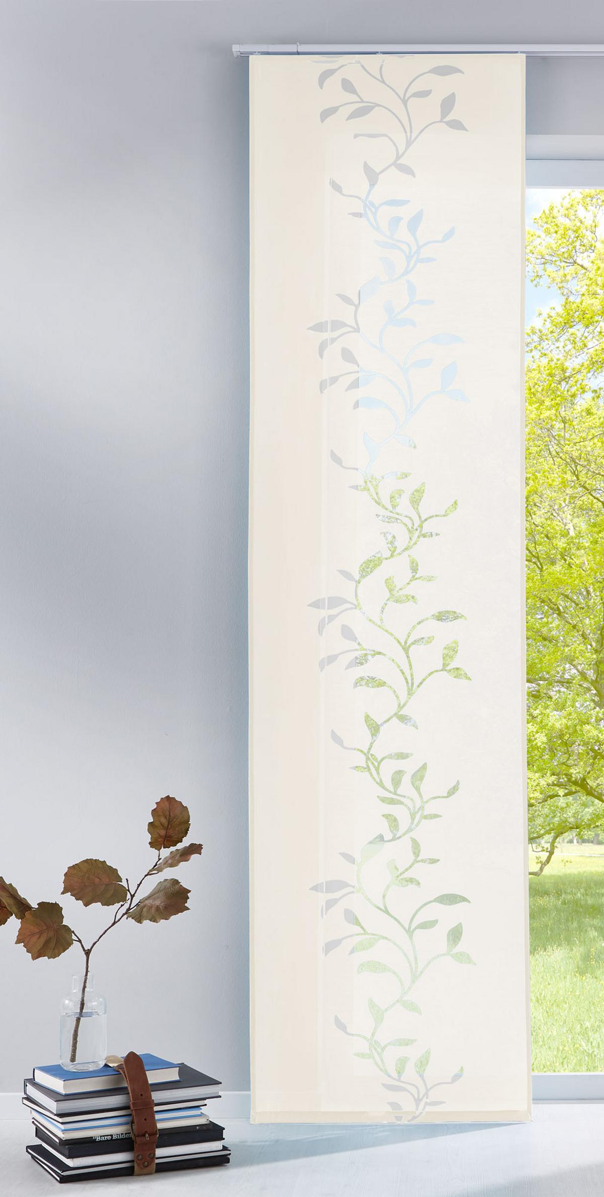 FLÄCHENVORHANG HxB 245x60 Creme - Creme, Textil (60/245cm) - Gardinenbox
