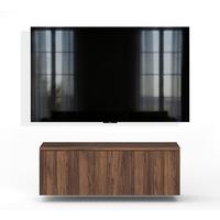 LOWBOARD Barvo 100 Nussbaum Warmia 100/34/32 cm – hängendes TV-Board - Nussbaumfarben, Holzwerkstoff (100/34/32cm) - AX Living