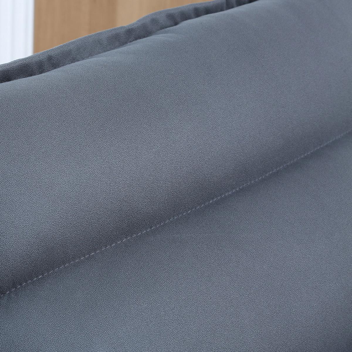 SESSEL mit 360° drehbarem Sockel Meditationsstuhl Dunkelgrau - Dunkelgrau, Metall (70/95/62cm) - HOMCOM