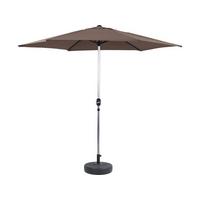 SONNENSCHIRM sol Grau - Grau, Metall (300/300cm) - Habitat Garten