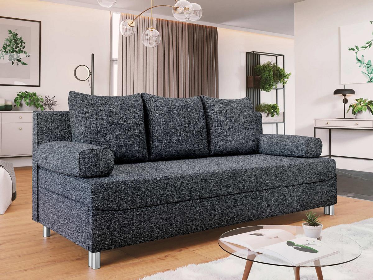 SCHLAFSOFA Dover - Chromfarben/Greige, Holz/Kunststoff (192/86/80cm) - MIRJAN24