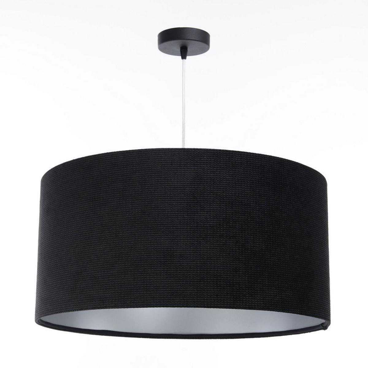 HÄNGELEUCHTE Schwarz 60/30 cm - Silberfarben/Schwarz, Kunststoff (60/0.8/30cm) - ONZENO