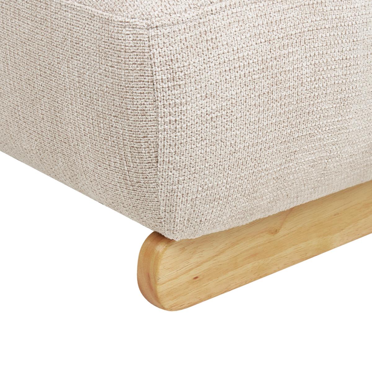 SESSEL Stoff Hellbeige Kokkola - Beige, Textil (66/71/79cm) - Beliani