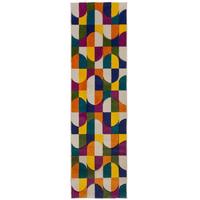 TEPPICH QUAGGY, geometrisch, Bunt, 66 x 230 cm - Multicolor, Textil (230/66cm) - KADIMA DESIGN