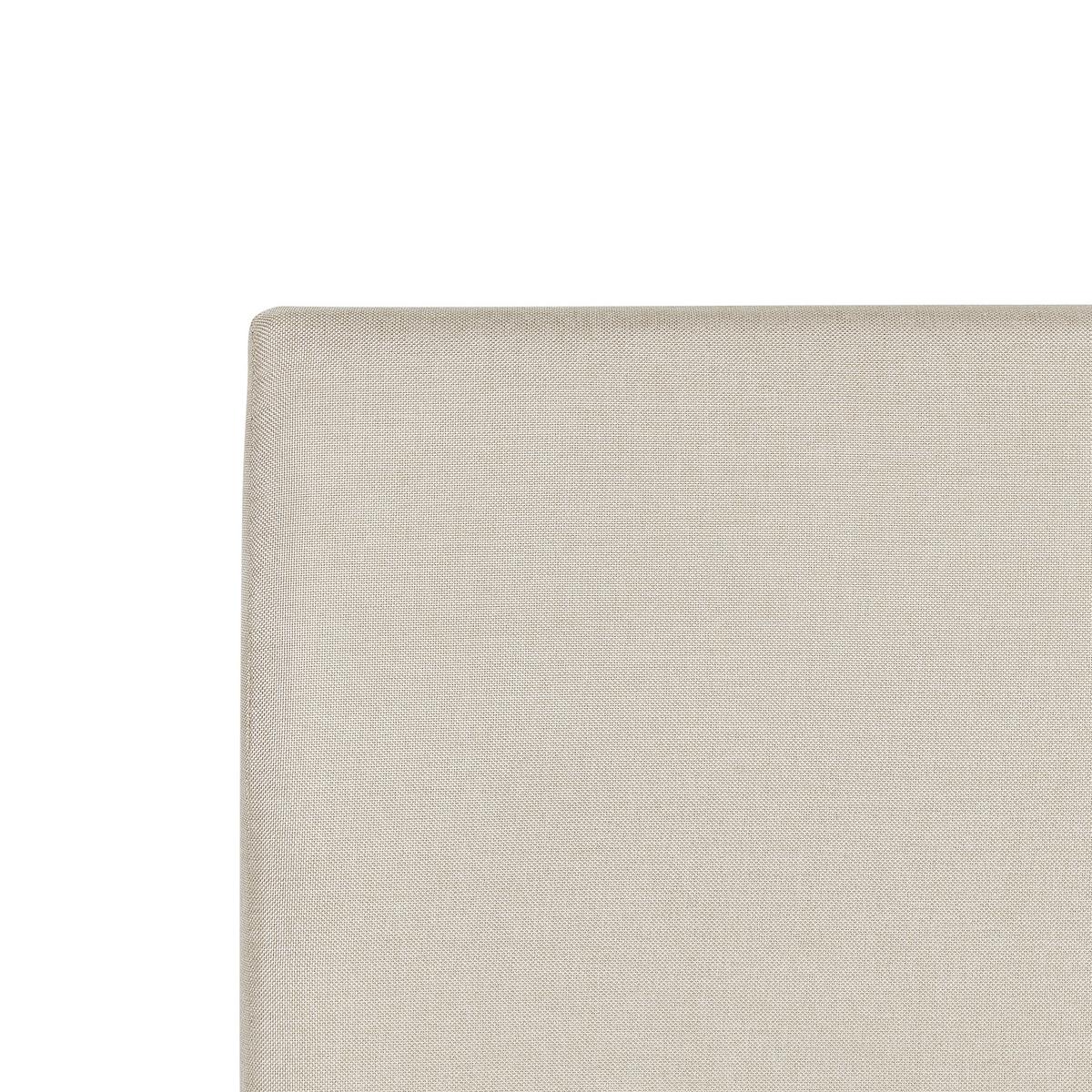 BETT mit Stauraum 140/200 cm Stoff Hellbeige Orbey - Beige, Textil (140/200cm) - Beliani
