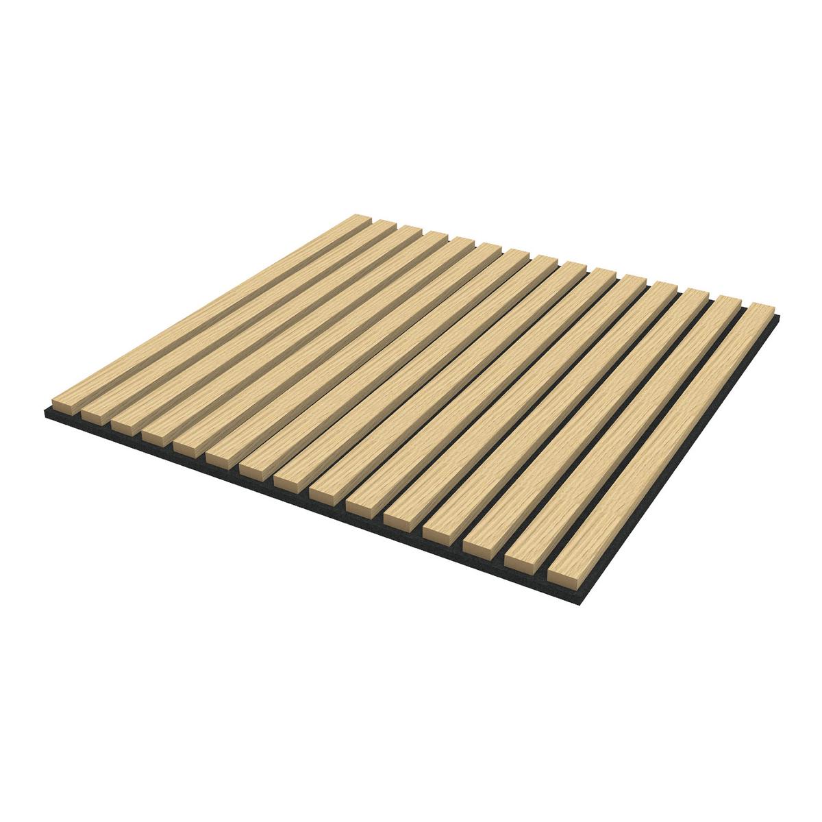AKUSTIK WANDPANEEL-SET Vang 4-TLG. II - Eichefarben, Holzwerkstoff/Kunststoff (60/60/2.1cm) - NEU.HOLZ