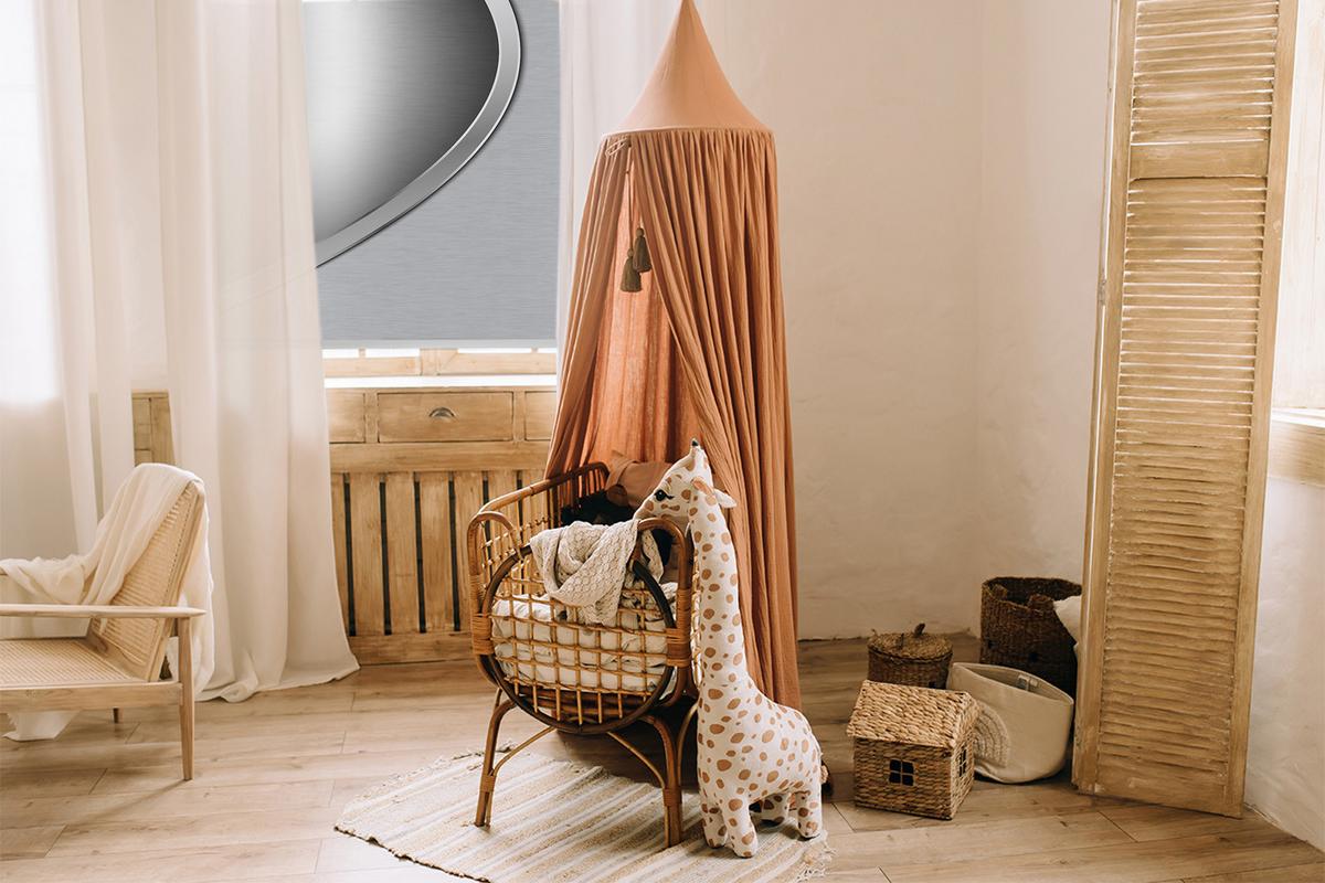 INNENROLLO - Fensterrollo - Rollo - 120x140 cm - Metall - Grau, Kunststoff (120/140/0.5cm) - TULUP