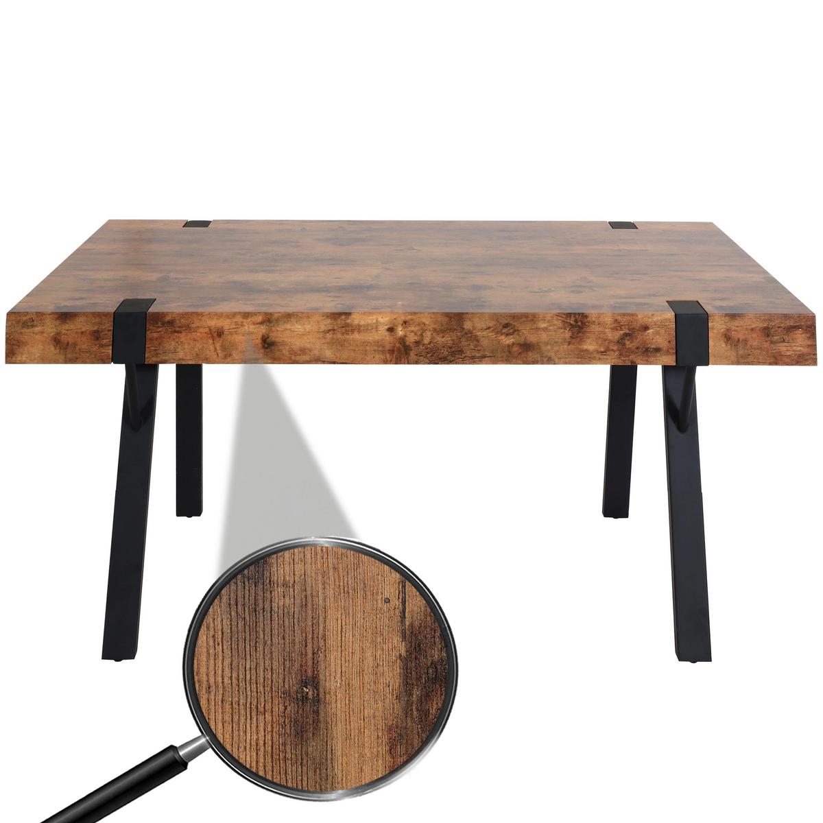 ESSTISCH Braun - Braun, Holz (90/150/75cm) - MCW