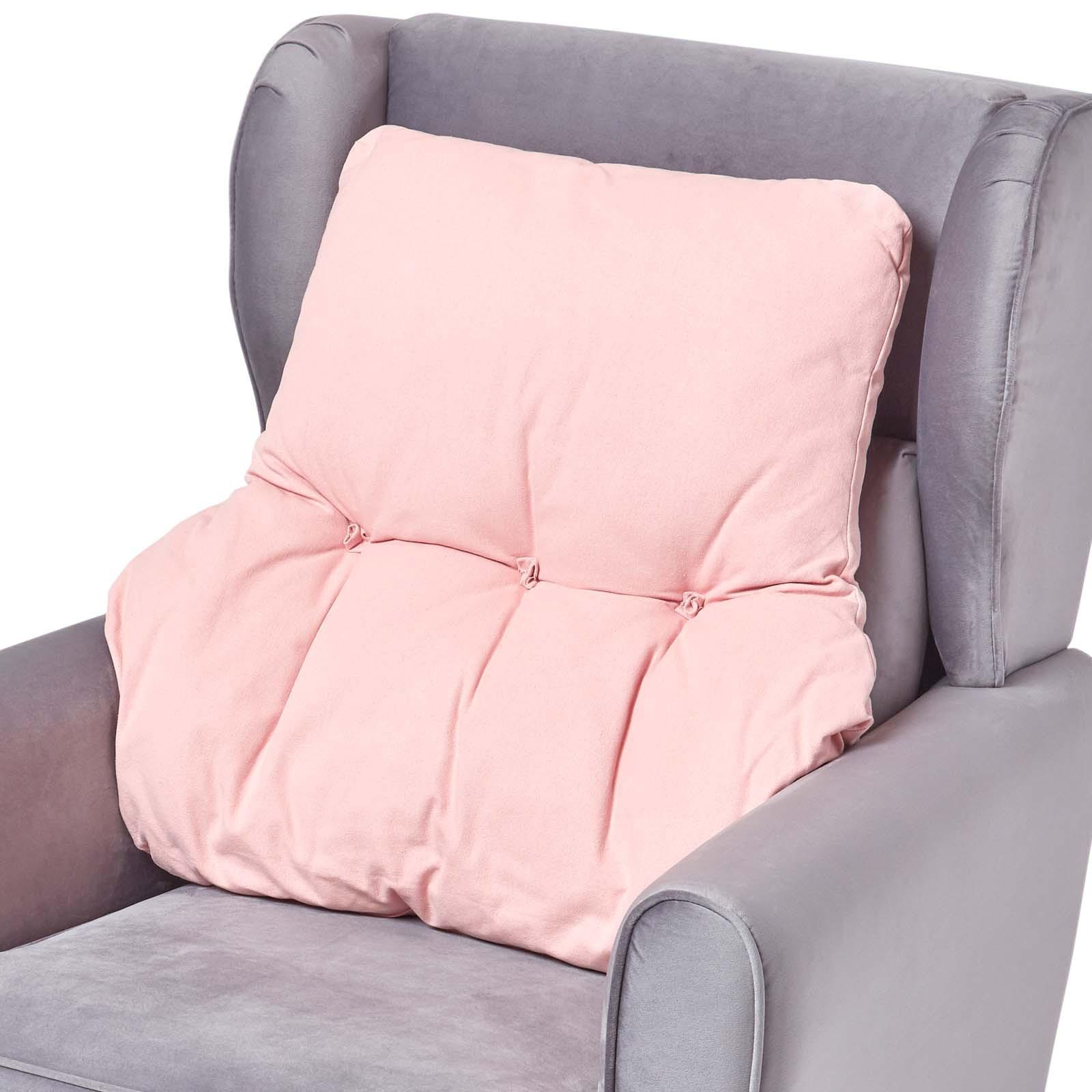 RÜCKENKISSEN rosa 68/58 cm – Stützkissen für Sessel, Baumwolle - Rosa, Textil (68/15cm) - Homescapes