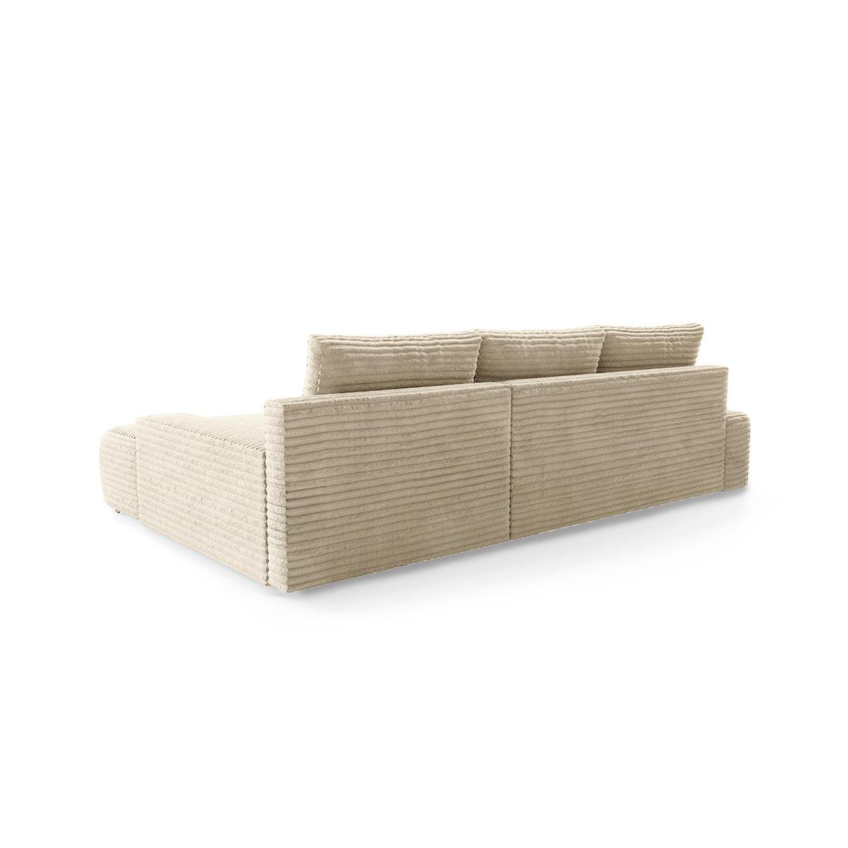 ECKSOFA Ivana 3 Sitzplätze Weiß - Weiß, Holz (265/172cm) - Petits-meubles