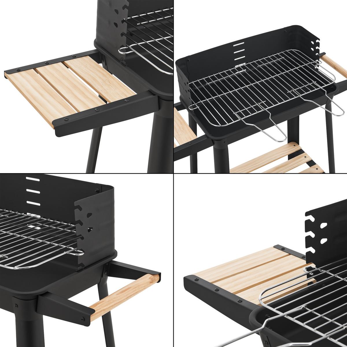 GRILLWAGEN Ari - Schwarz, Metall (86/78/30cm) - casa.pro