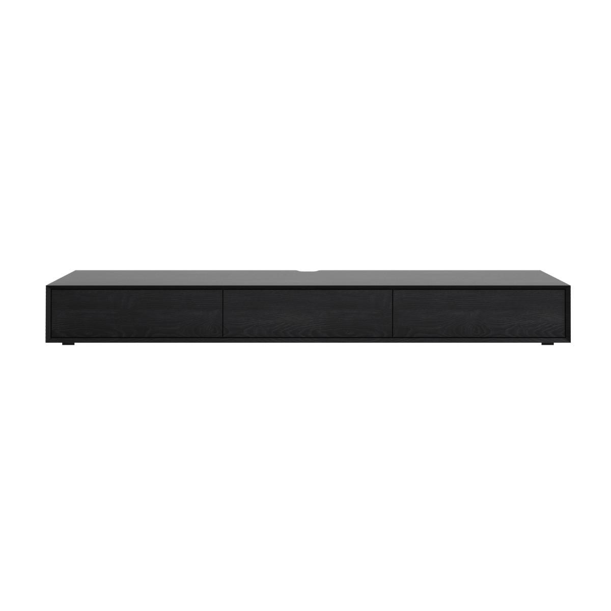 TV-MÖBEL mit 2 Abattants 43/200/22 cm - Eichefarben, Holzwerkstoff (43/22/46.5cm) - Calicosy