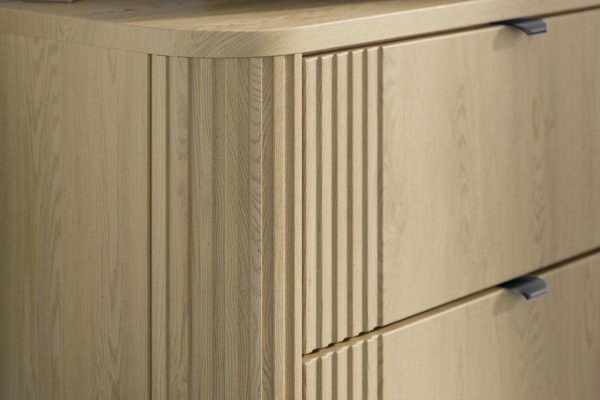 WASCHBECKENUNTERSCHRANK Cremona 2 Schublade Eiche - 80 x 46 x 54 cm - Eichefarben, Holz (80/54/46cm) - Badplaats