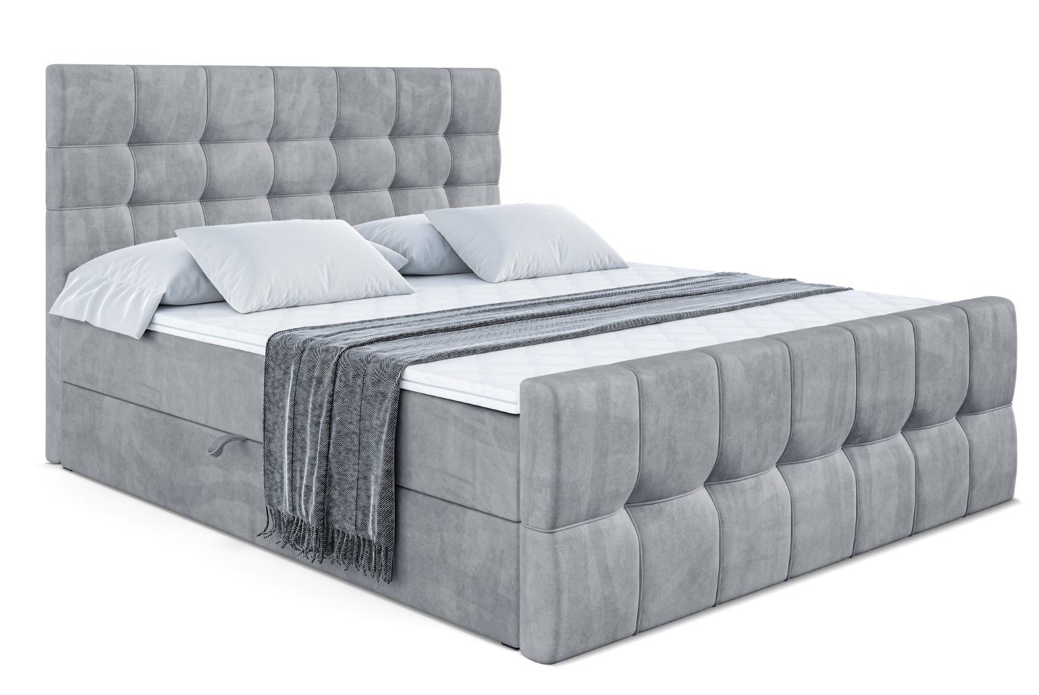 BOXBETT BERO-Z - 120 x 200 - H4 - Grau - Grau, Holzwerkstoff (120/200cm) - ALTDECOR
