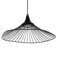 HÄNGELEUCHTE Mazaro 50/50/125 cm - Schwarz, Metall (50/50/125cm) - Beliani