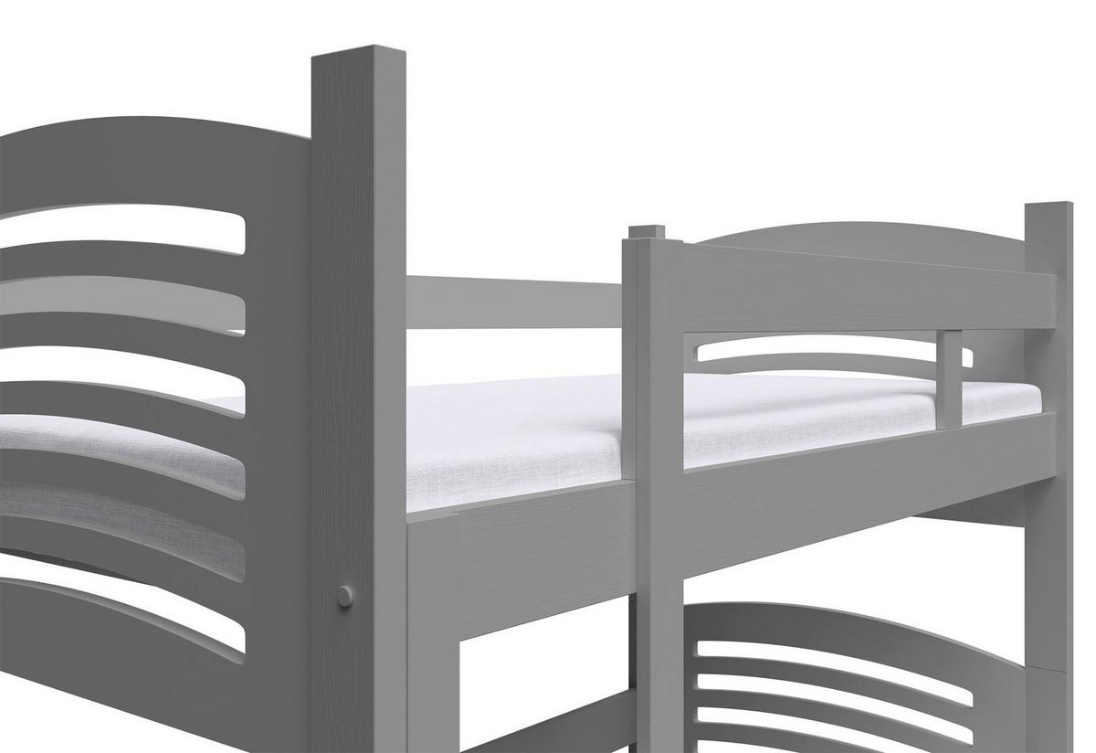 ETAGENBETT Cami 75x180 cm - Grau, Holz (75/180cm) - Selsey