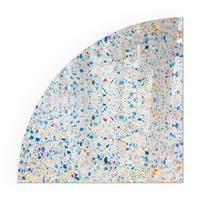 GLASPLATTE für Kamin 100x100 cm - Weiß, Glas (100/100/0.4cm) - TULUP