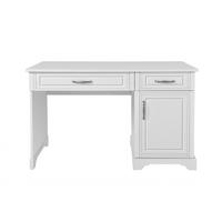 CHILDREN' desk TWINKLE für das Kinderzimmer Weiß matt - Weiß, Holzwerkstoff (122/76/60cm) - Lookway