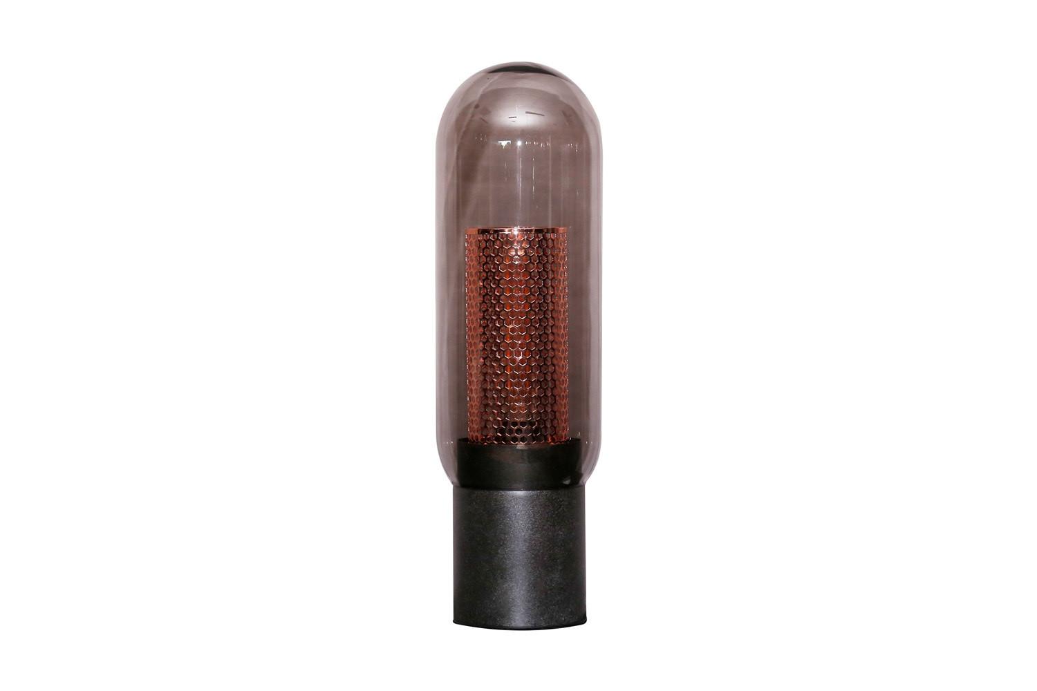 TISCHLAMPE TRIEST Schwarz Glas - Schwarz, Glas (15/15/50cm) - KAWOLA