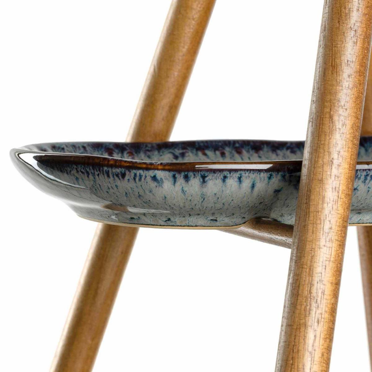ETAGERE Matera anthrazit 31 cm - Anthrazit, Keramik (1/31cm) - Leonardo Living