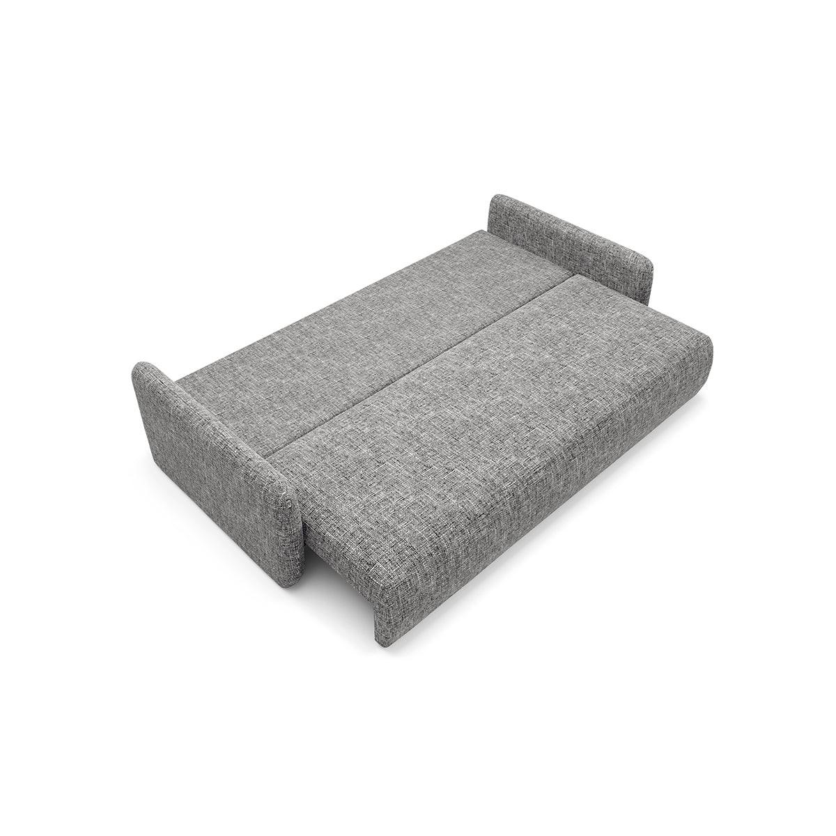 SOFA Lazarus 3 Sitzplätze Grau - Grau, Holz (217/86/102cm) - Petits-meubles