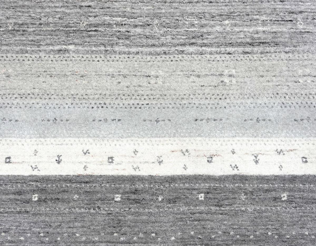 HANDWEBTEPPICH Memu 200x300 cm - Silberfarben, Textil (200/300cm) - THEKO