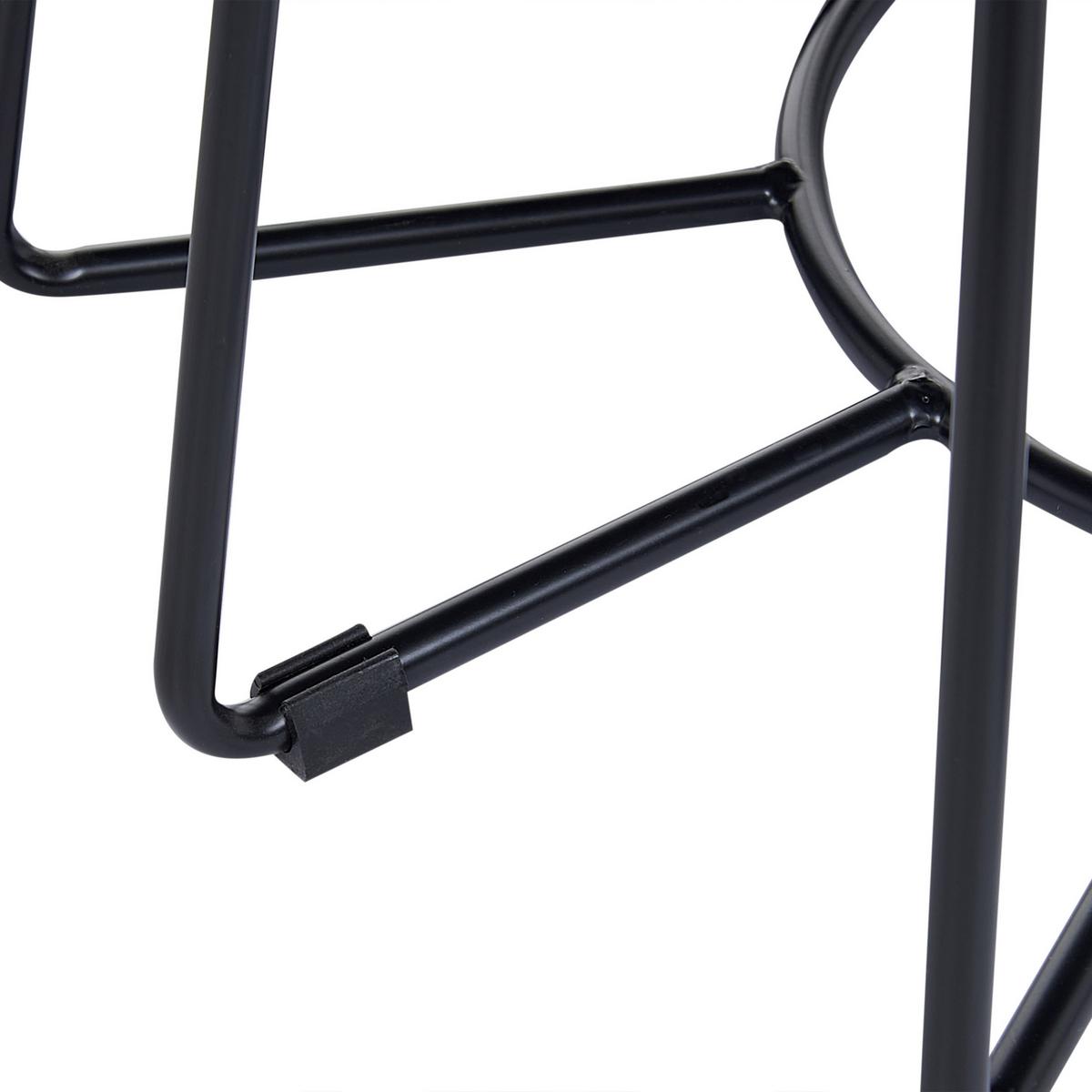 COUCHTISCH Marmor Optik weiß/schwarz 80 cm Bernie - Schwarz/Weiß, Glas (40/16/40cm) - Beliani