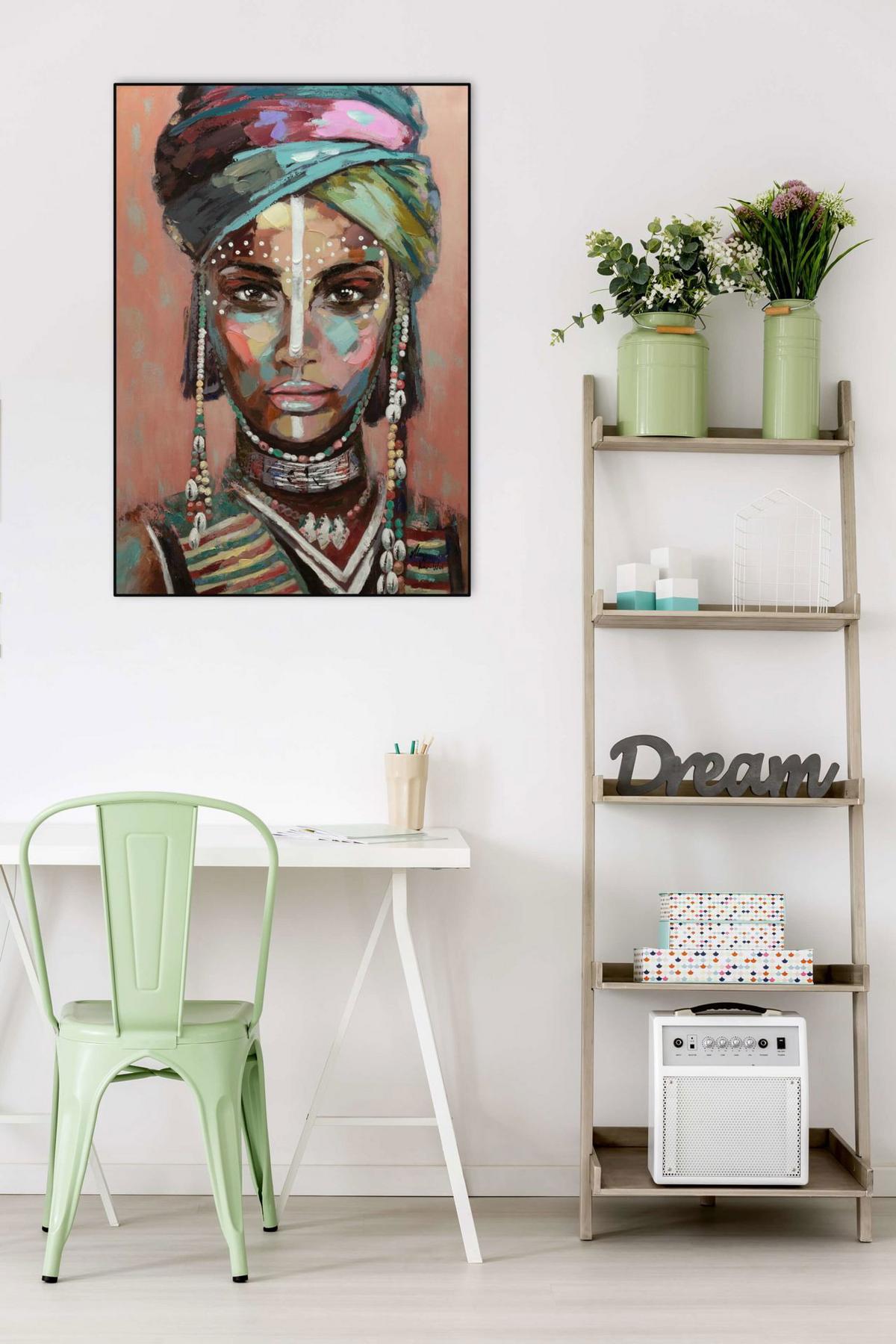 ÖLGEMÄLDE 70/100 cm - Multicolor, Holz/Textil (70/100cm) - KUNSTLOFT