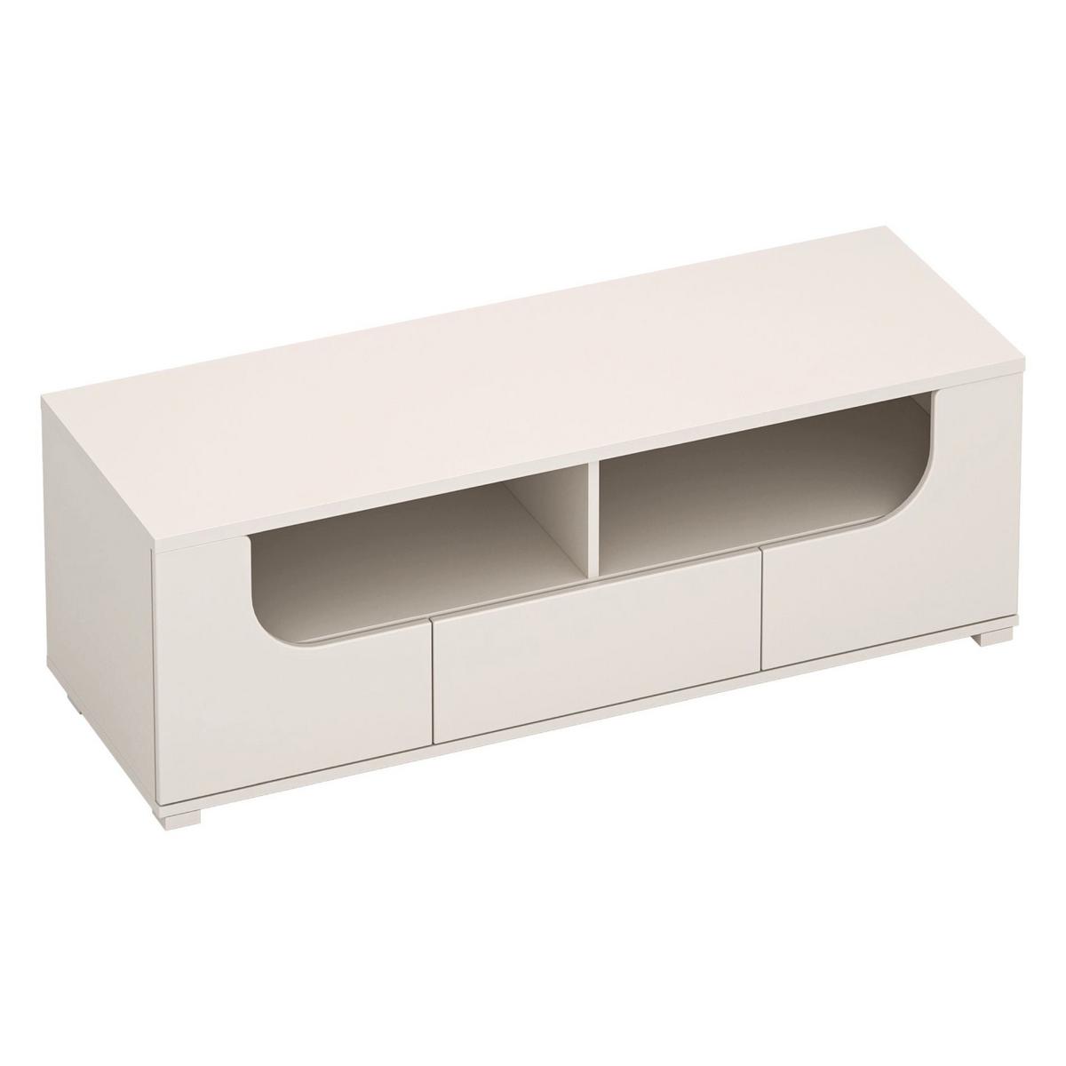 TV-LOWBOARD Valles Kaschmirgrau 130/45/45 cm - Taupe, Holzwerkstoff (130/45/45cm) - Selsey