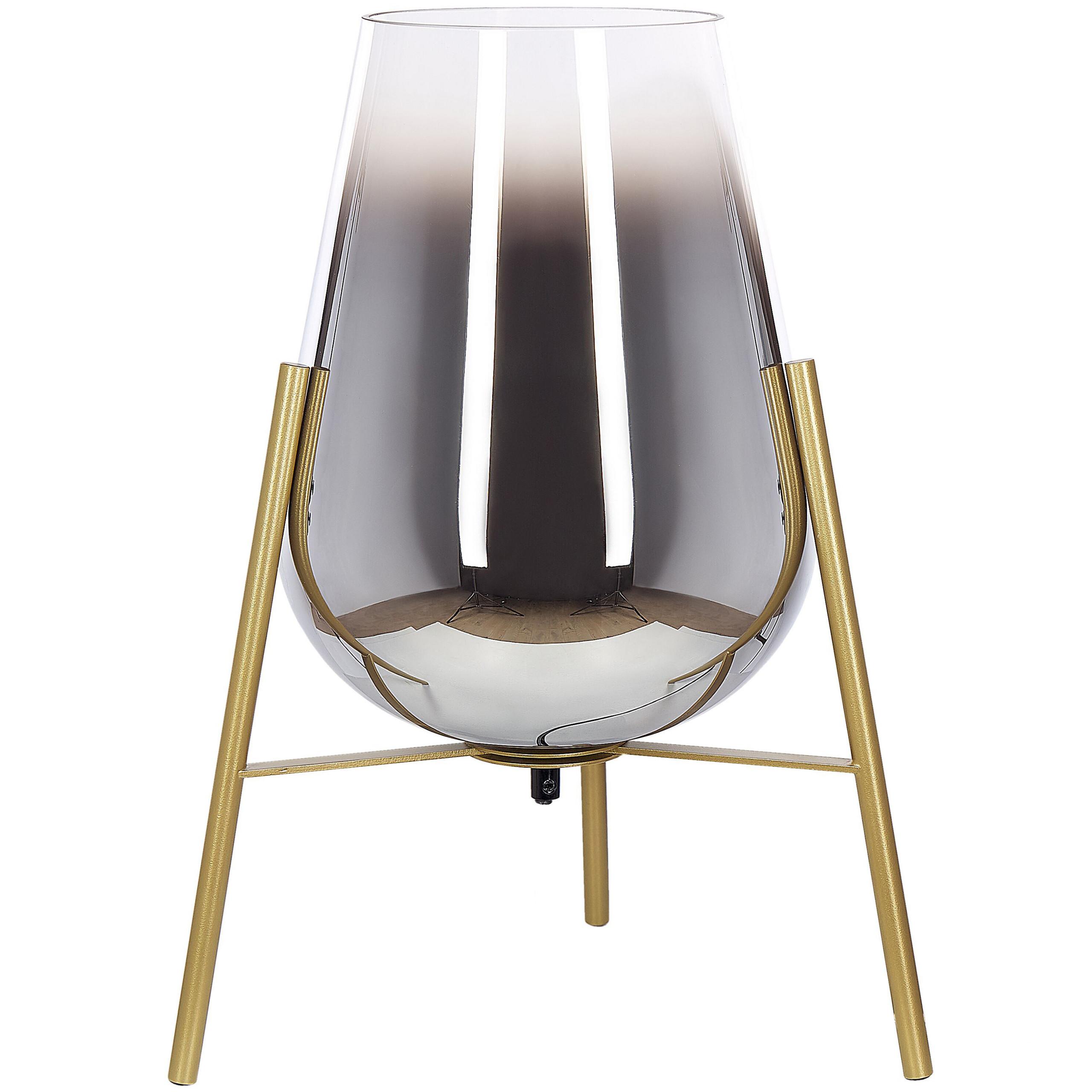 TISCHLAMPE Mena 55/55/44 cm - Goldfarben, Metall (55/55/44cm) - Beliani