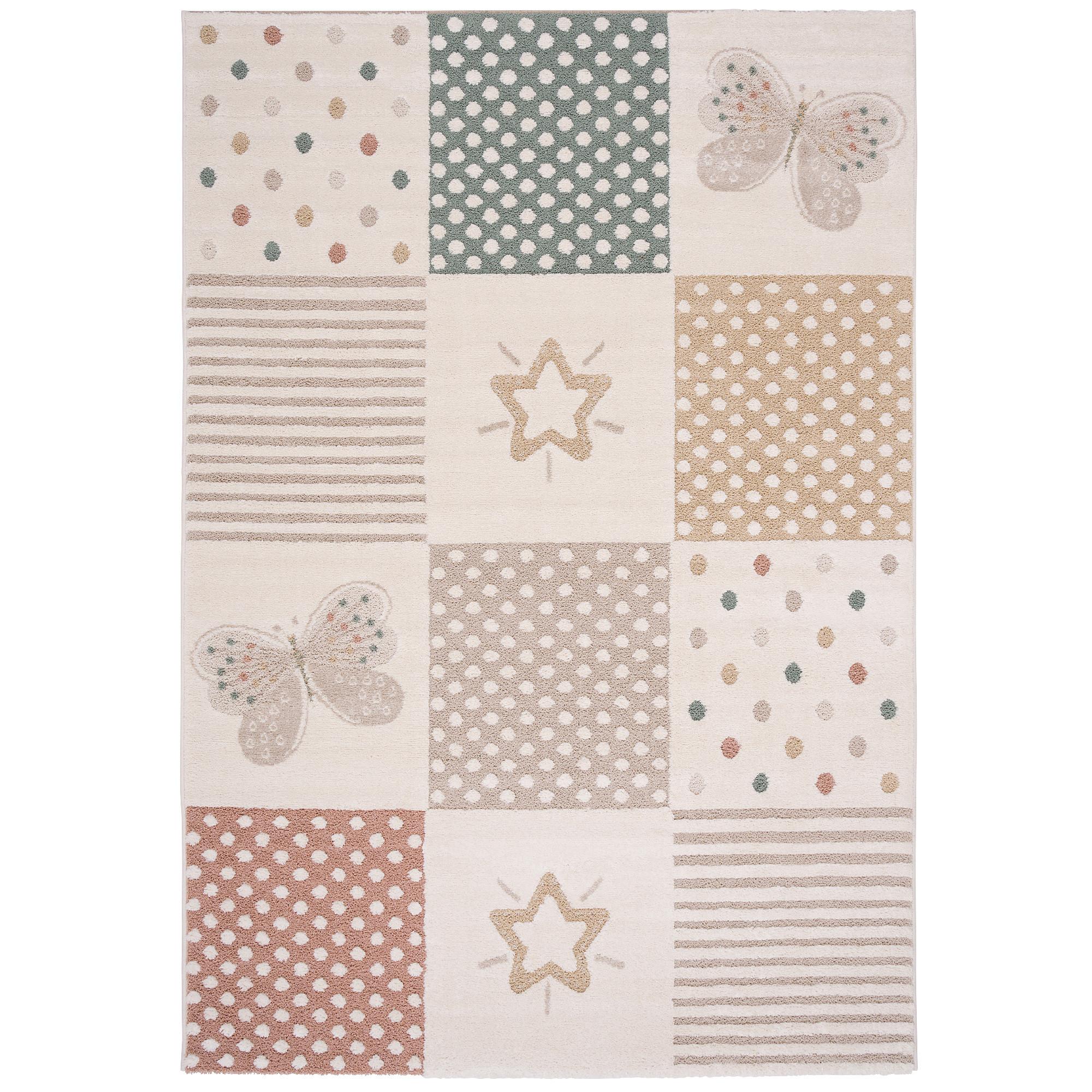 KINDER TEPPICH HAPPY KIDS - Taupe, Textil (80/150cm) - Pergamon