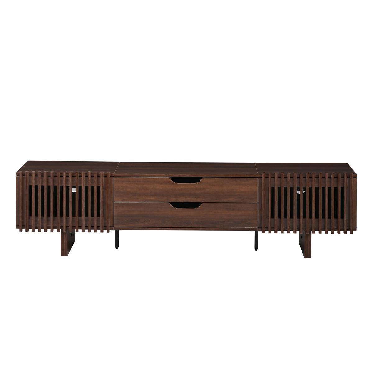 TV-LOWBOARD Walnuss-Optik 180 cm für Fernseher bis 75 Zoll - Alteiche, Holzwerkstoff (180/45/40cm) - Urban Meuble
