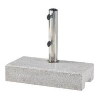 SONNENSCHIRMSTÄNDER Bomba - Grau, Stein (22.5/45cm) - casa.pro