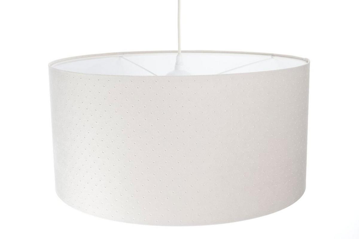 HÄNGELEUCHTE Weiß 30/20 cm - Beige/Weiß, Kunststoff (30/0.6/20cm) - ONZENO