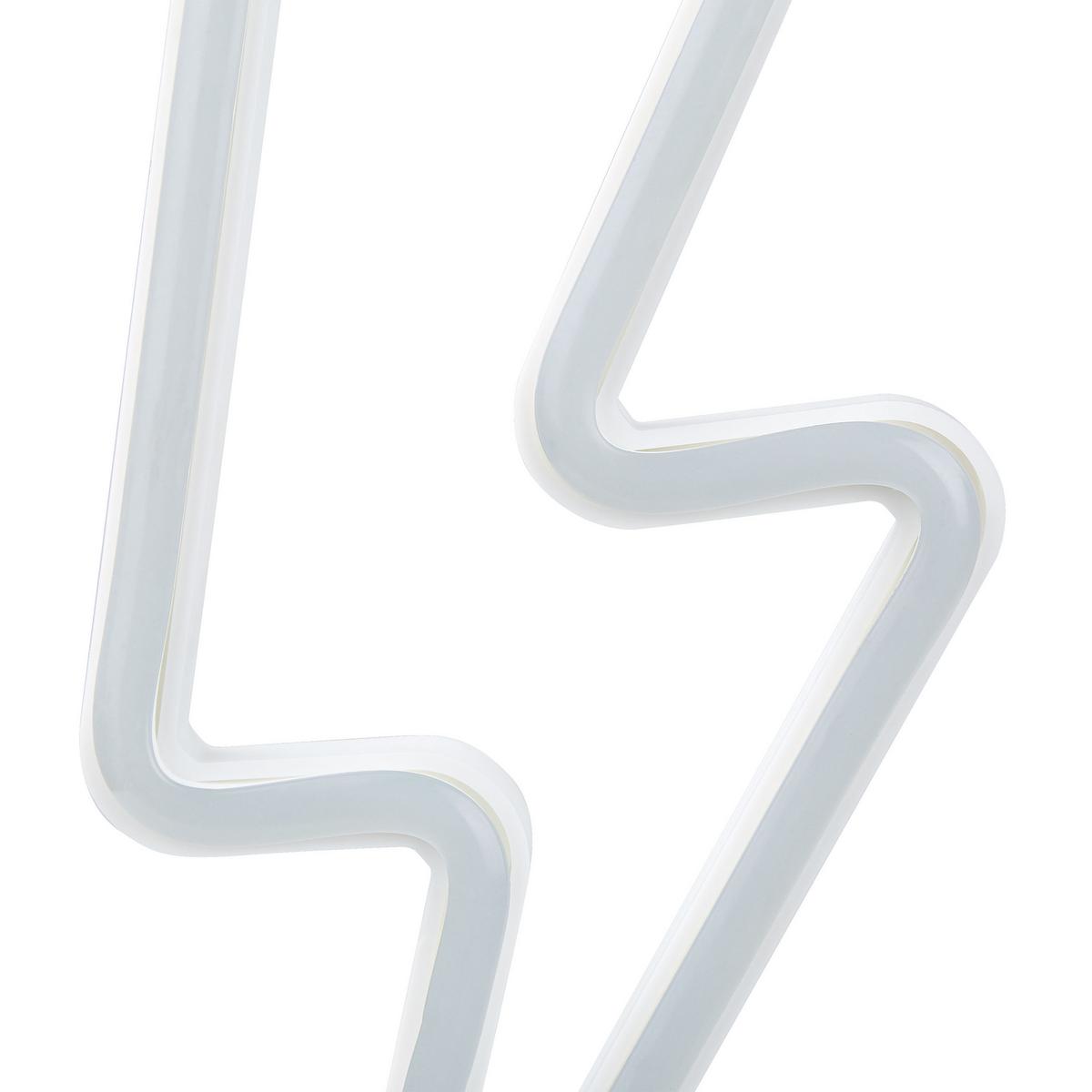 NEONLICHT 3er-Set Floretta 26-8-8/28-8-8/30-8-8 cm - Multicolor, Kunststoff (8/8/30cm) - Beliani