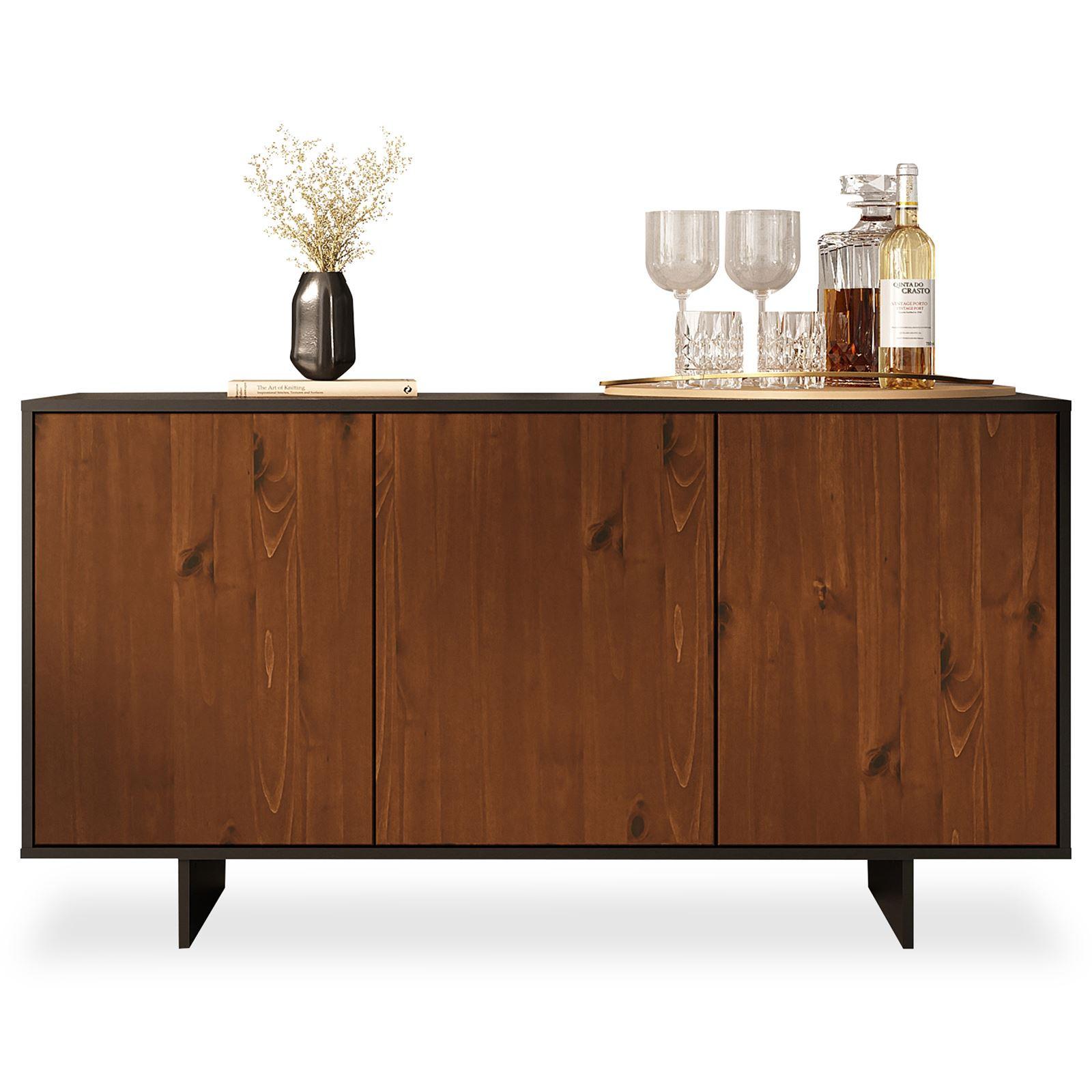 SIDEBOARD ARTO Kastanie - Kastanienfarben, Holz (137/71/41cm) - IDIMEX