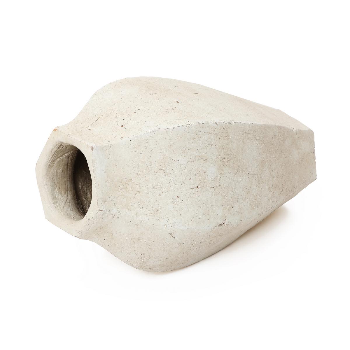 KERAMIKVASE cremeweiß, H 31 cm - Beige, Keramik (31cm) - Hometopia